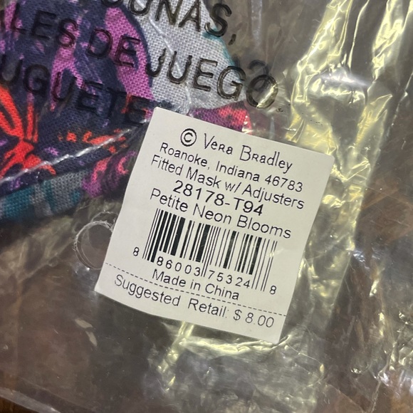 Vera Bradley Face Masks BRAND NWT - Picture 5 of 8